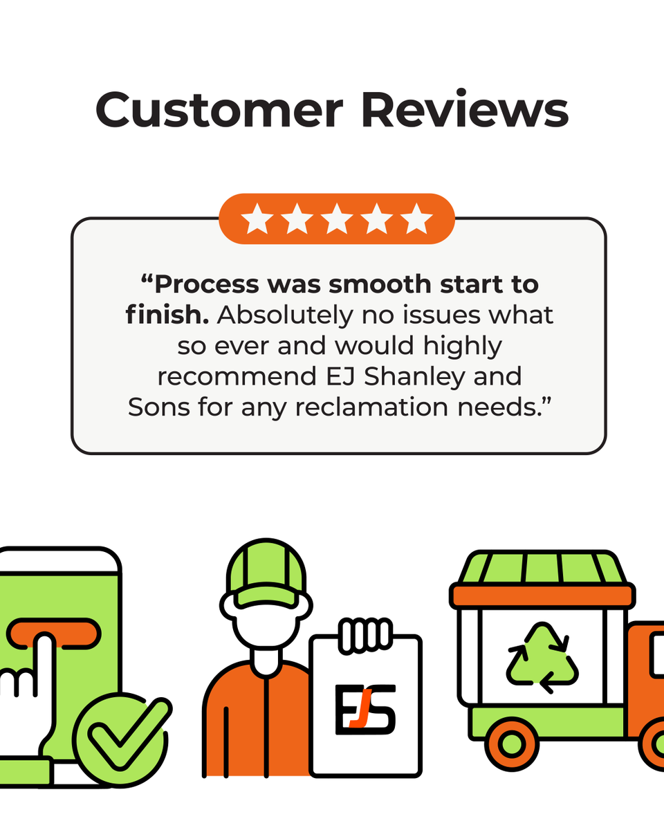 At EJ Shanley, we do more than remove waste - we provide our customers with peace of mind.

Thank you for the kind words and your continued support! 🙌

#ReviewShare #HappyCustomer #WasteManagement #CustomerTrust