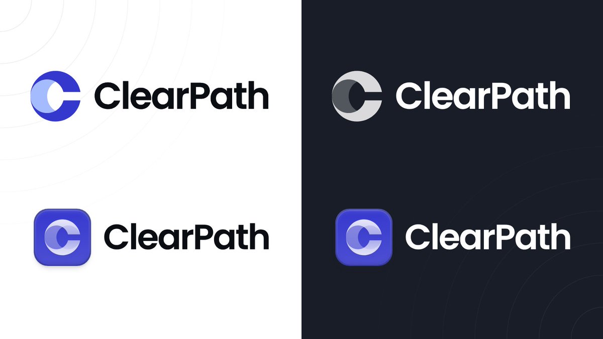 Big milestone today — ClearPath officially has a face 👀

We’ve finalized our new logo suite for all scenarios:

✅ Light mode
✅ Dark mode
✅ App badges for both

For those unfamiliar:

We’re building ClearPath — the first AI-powered PCI co-pilot that helps small business owners
