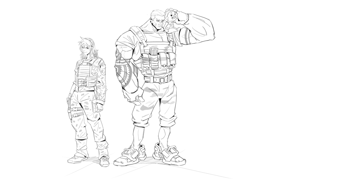 Gohan2998's tweet photo. 2/4
#conceptart #characterdesign #RainbowSixSiege https://t.co/oJaQzK0U38