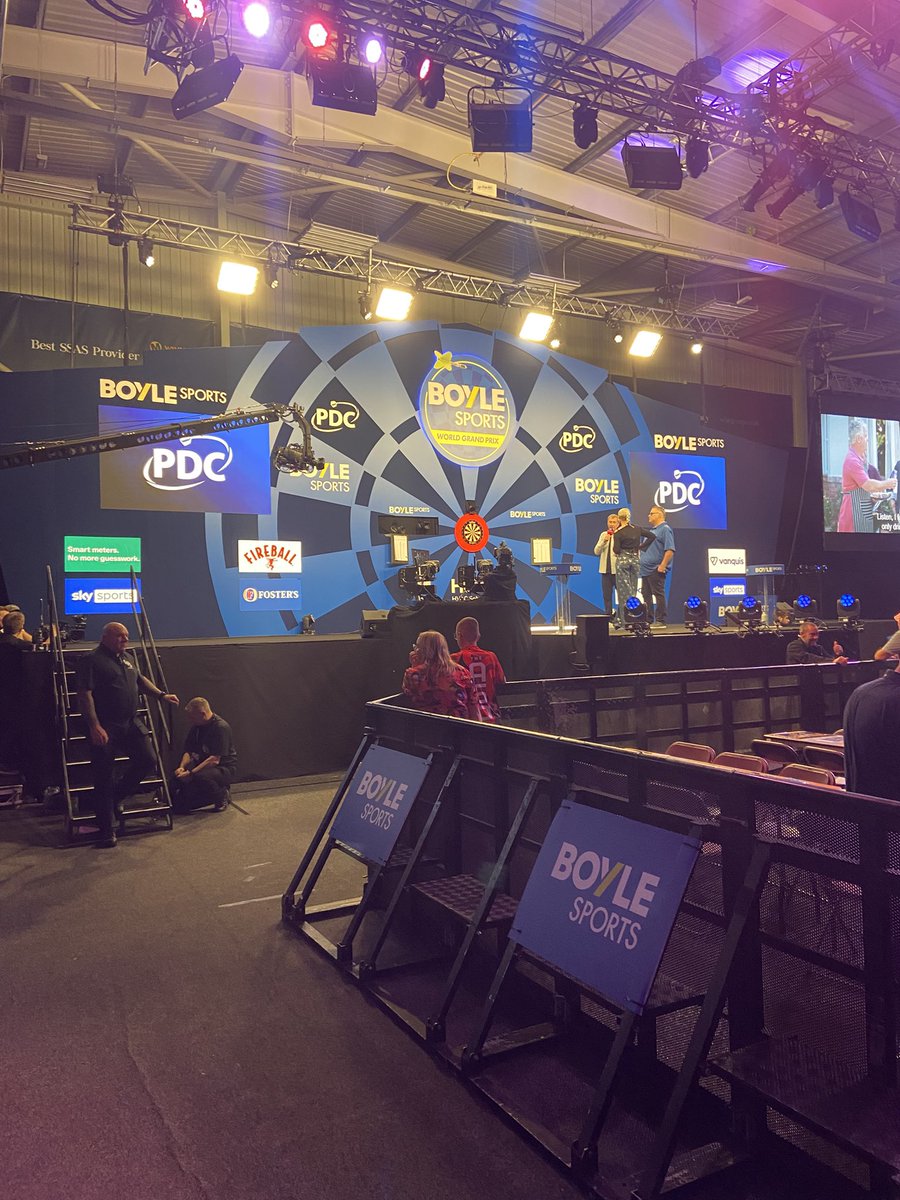 Glen Durrant (@duzza180) on Twitter photo In Leicester for <a href="/SkySportsDarts/">Sky Sports Darts</a> <a href="/OfficialPDC/">PDC Darts</a> World Grand Prix 
On commentary duties 
#Shabba In Leicester for <a href="/SkySportsDarts/">Sky Sports Darts</a> <a href="/OfficialPDC/">PDC Darts</a> World Grand Prix 
On commentary duties 
#Shabba