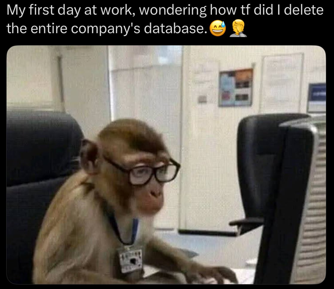 ResumeBadge's tweet photo. As jobs are landing this ember month, remember not to push the wrong buttons https://t.co/J8H17Sw870