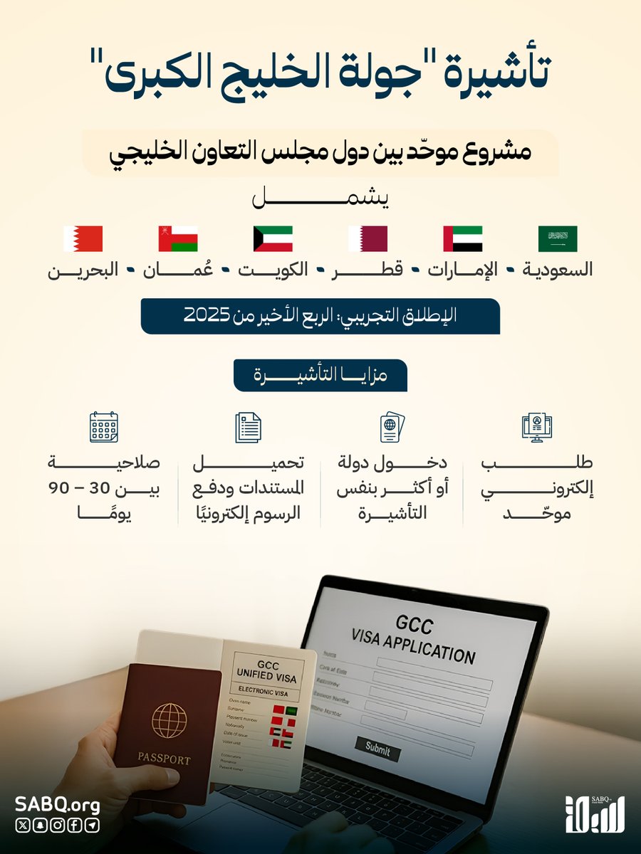 #جولة_الخليج_الكبرى.. تأشيرة سياحية موحدة بين دول #مجلس_التعاون

sabq.org