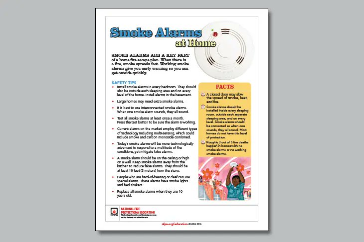 This Fire Prevention week please check your smoke alarms and follow the Safety Tips provided by NFPA. Smoke Alarms Save Lives. Safety First! Safety Always!
#smokealarmsarevitaltoearlyalerts
#CFDfirepreventionweek