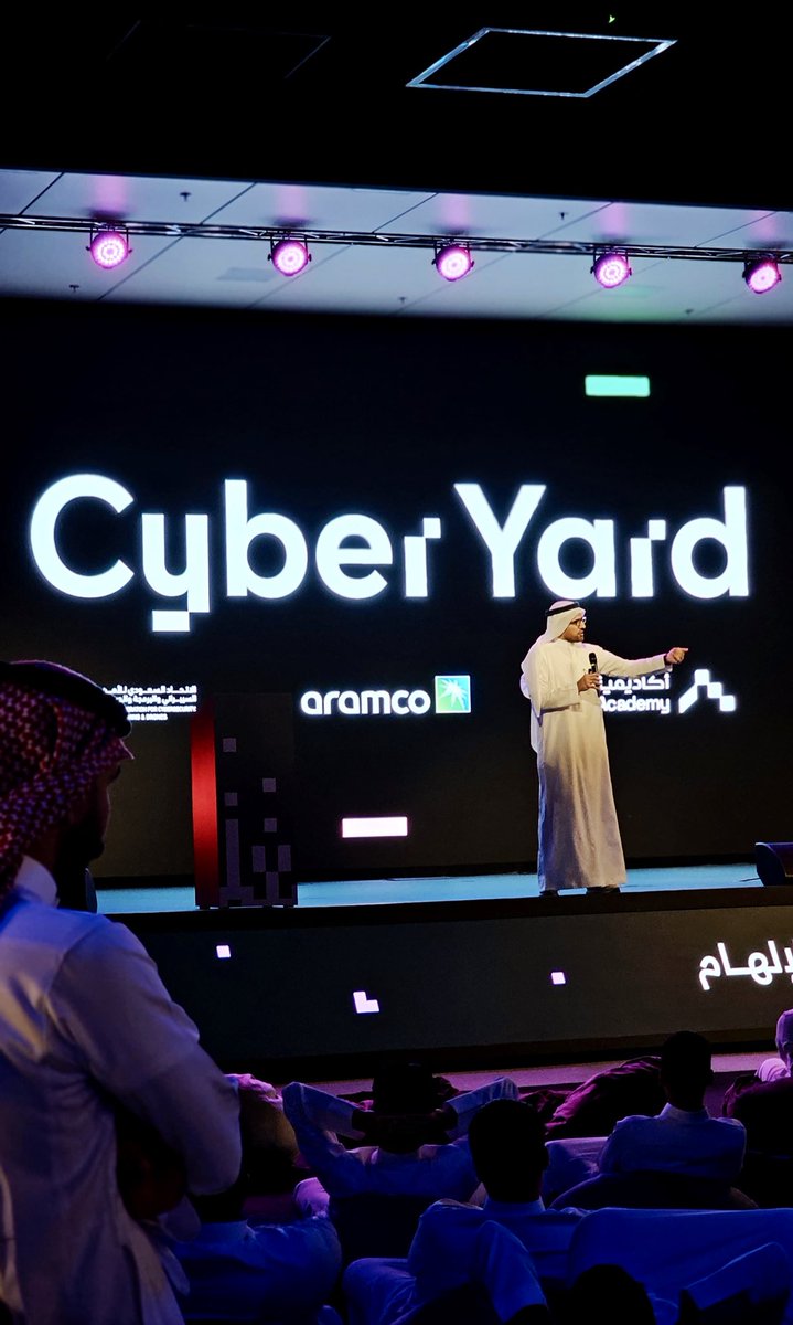 تشرفت بحضور فعالية #سايبر_يارد في الكراج <a href="/TheGarageKSA/">The Garage | الكــراج</a> وأقل ما يُقال عنها جميلة! 
منطقة التحديات ومتاهة السايبر ومسارك المهني 
صراحة تستحق ينضرب لها مشوار
اللي ما حضروا اليوم لا يفوتكم بكرى!
شكرًا أكاديمية طويق <a href="/TuwaiqAcademy/">أكاديمية طويق</a> 💜