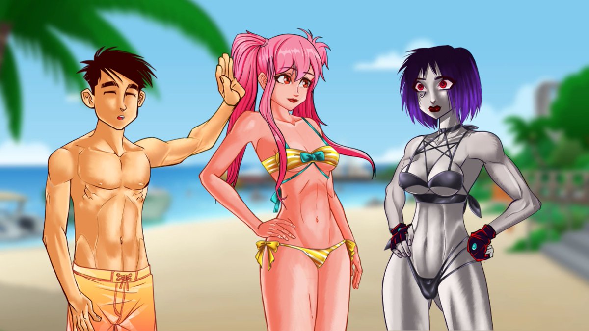 Looks like we’re heading to the beach for the next scene… and you know what that means: sand, sun, and waifus in bikinis! ☀️👙

#DatingSim #VisualNovel #WaifuGame #OtomeGame #IndieGame #AnimeGame #BikiniUpdate #GameDev #SpicyUpdate #BeachVibes