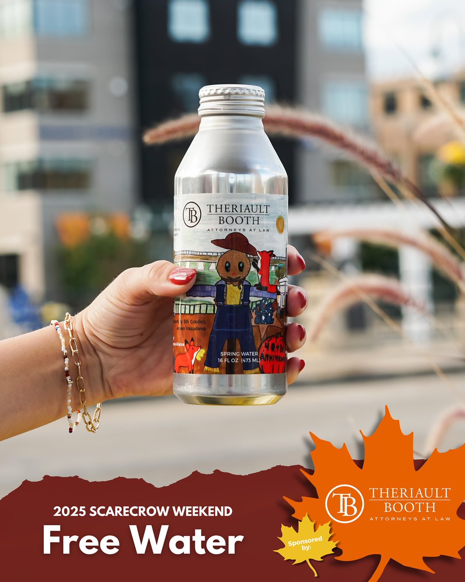 When not at the Pool, stop by Scarecrow Fest check out SCST Scarecrow &amp; get a FREE aluminum H2O bottle! The bottle features artwork by SCST Swimmer (AG 3 G) &amp; student at Wild Rose Elementary ARWEN VASUDEVA. scarecrowfest.com @scstswimming @sstcalliance @stcharlesd303