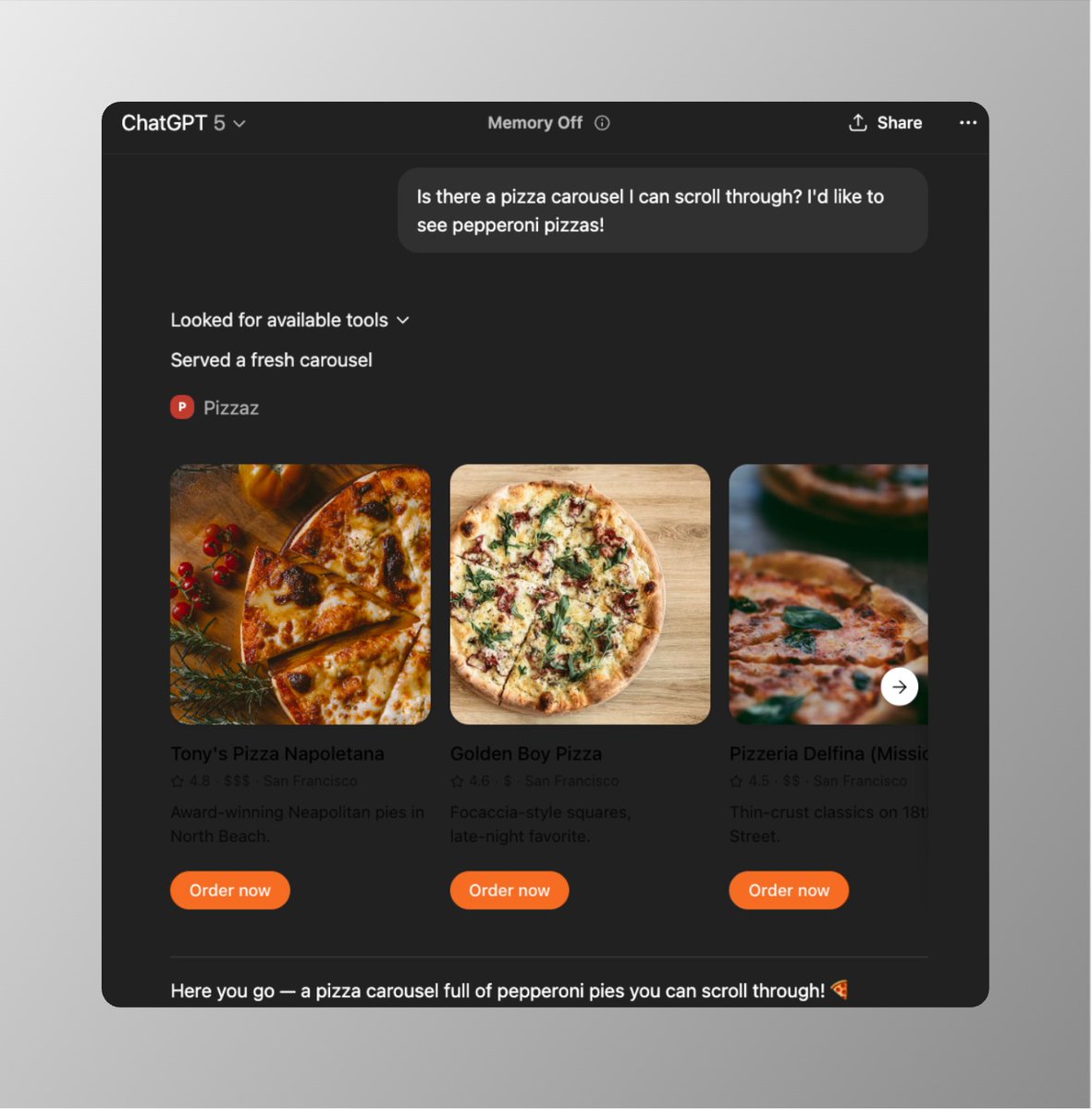 whoiskatrin's tweet image. loved OpenAI Apps SDK? so did we!
all ChatGPT App MCPs are ready-to-ship with Agents SDK
check out our latest example by @caise_p ↓