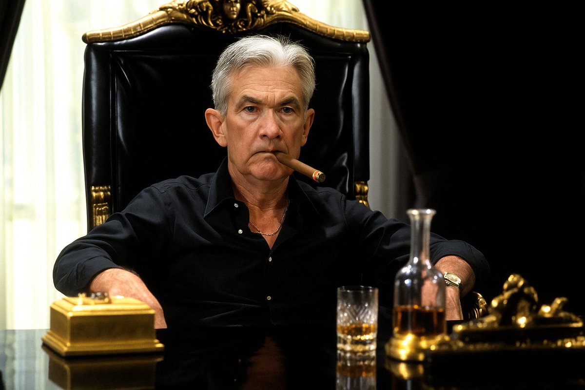 INFCAT_Fed's tweet photo. Crypto’s and Gold Final Boss – Jerome Powell 💸💸💸
Meoww!!! #INFCAT #FED #Gold https://t.co/d5TQYie50u
