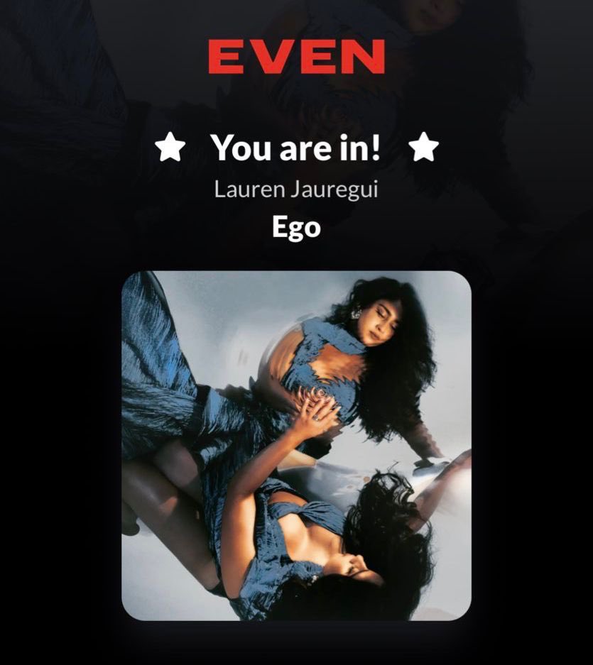 Quer fazer parte dos Jaguars que vão ouvir a música pelo <a href="/even_biz/">EVEN</a>? 

É fácil!!!

Quem mais responder com a TAG “Lauren Is Coming” + RT ganha!!