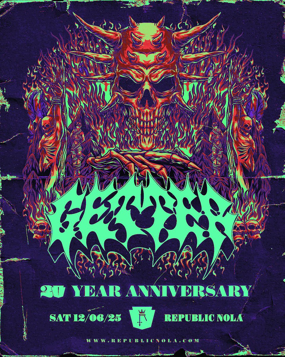 JUST ANNOUNCED!
Getter, the genre-bending producer, rapper (Terror Reid), and creative visionary, makes his long-awaited return to Republic NOLA as part of our 20 YEAR ANNIVERSARY SERIES!
Known for his explosive early dubstep releases on OWSLA and Mau5trap, viral humor, and