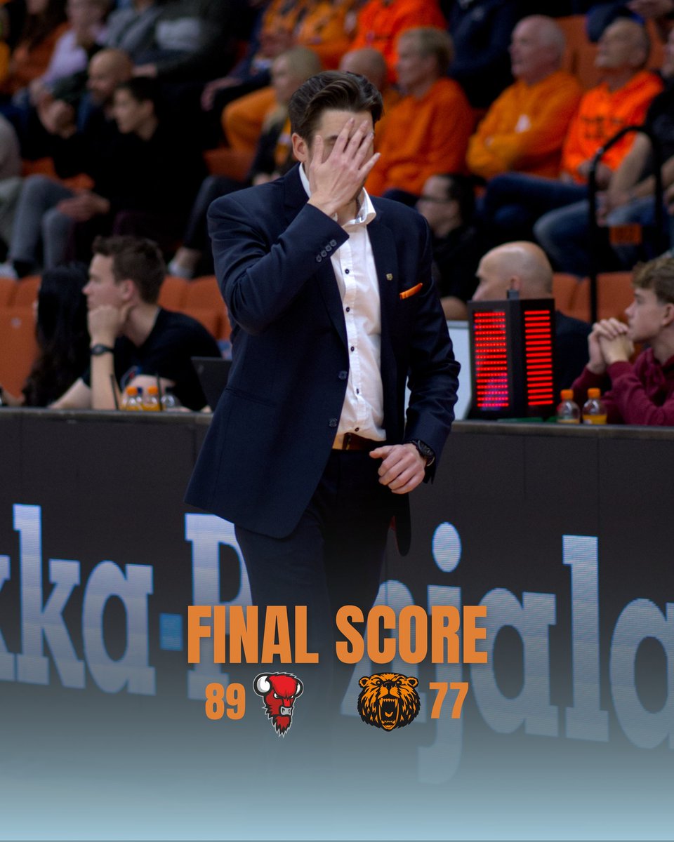 Päästiin peliin mukaan vasta viimeisellä kympillä ja se ei riitä.

Kotijoukkue Bisons selvästi parempi. Lauantaina jatketaan kotona eli nopeasti täytyy saada kuviot kuntoon.

Ike Nweke 25 pts / 6 reb
Jaeden Zackery 13 pts / 7 reb
Ty Berry 12 pts / 5 reb / 2 ast

#korisliiga