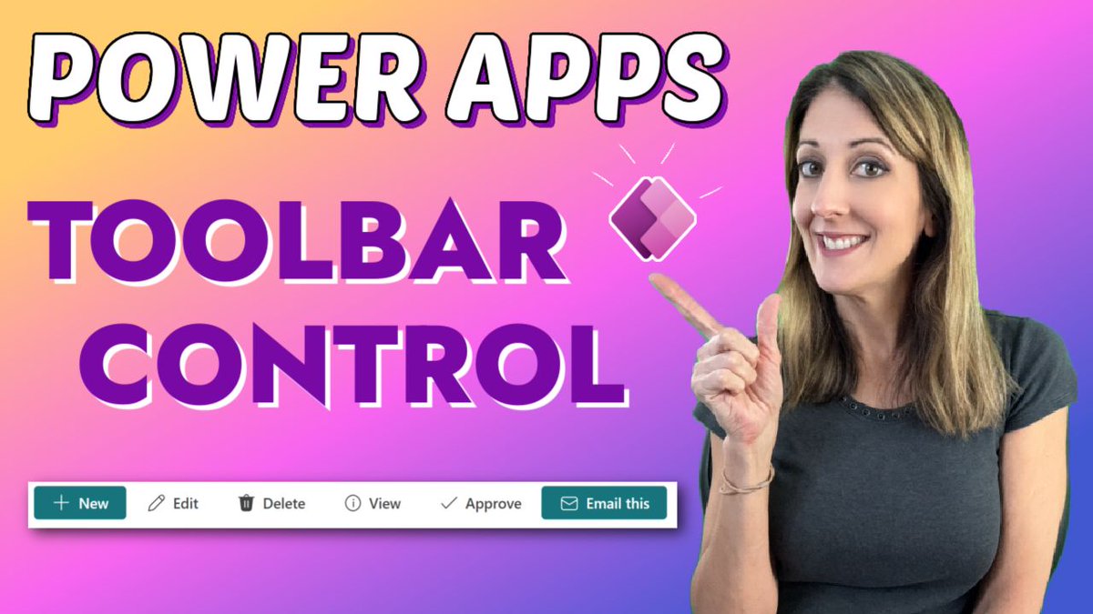iwmentor's tweet image. Power Hour: New Modern Toolbar Control in Power Apps.  😲🟣
Learn how to customize your Power Apps toolbars and navigation with icons and actions!
youtube.com/live/lt9H6kL_W…
#PowerApps #PowerPlatform #Microsoft365