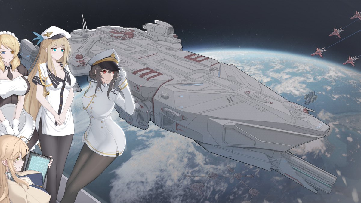 Nabs_yy's tweet photo. 😋
#战舰少女 #戦艦少女 #WarshipGirlsR #StarCitizen https://t.co/SaTfIWO6uo