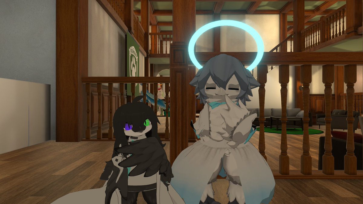 RFannel_Gaming's tweet photo. 鳥だらけだったケモカフェ。(1/3)
#VRChat #KemoCafe https://t.co/5QkC8D2GdD