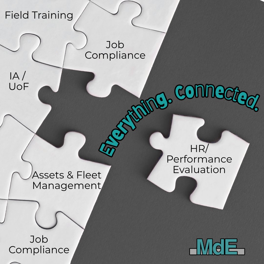 MDEpublicsafety's tweet image. Tired of juggling systems that don’t talk to each other? MdE connects the dots — from training and IA to inventory and assets — all in one powerful platform. 💻
No chaos. No confusion. Just clarity.
#AllInOneSolution #PoliceSoftware #Efficiency #MdESoftware