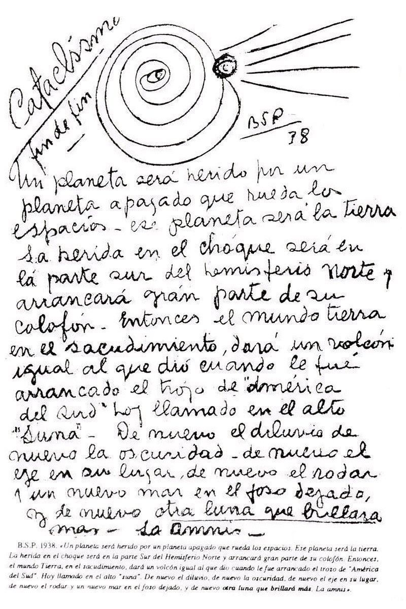 Me preocupa que sea o el cometa que profetizó Parravicini o el planeta que profetizó que nos va a chocar y mandar al cataclismo.
Ojalá sea una nave extraterrestre.
