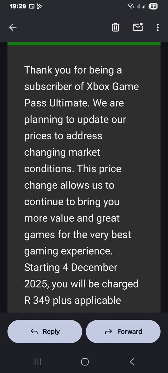 EgorsGamingYT's tweet image. @Xbox @XboxSupport @XboxGamePass there is no way I will keep my subscription with nothing added, no cloud gaming or reward system. R199 to R349? Lay of what ever drugs you are on. 2 December I will be cancelling and selling my Xbox Series. #XboxGamePassUltimate #Increase