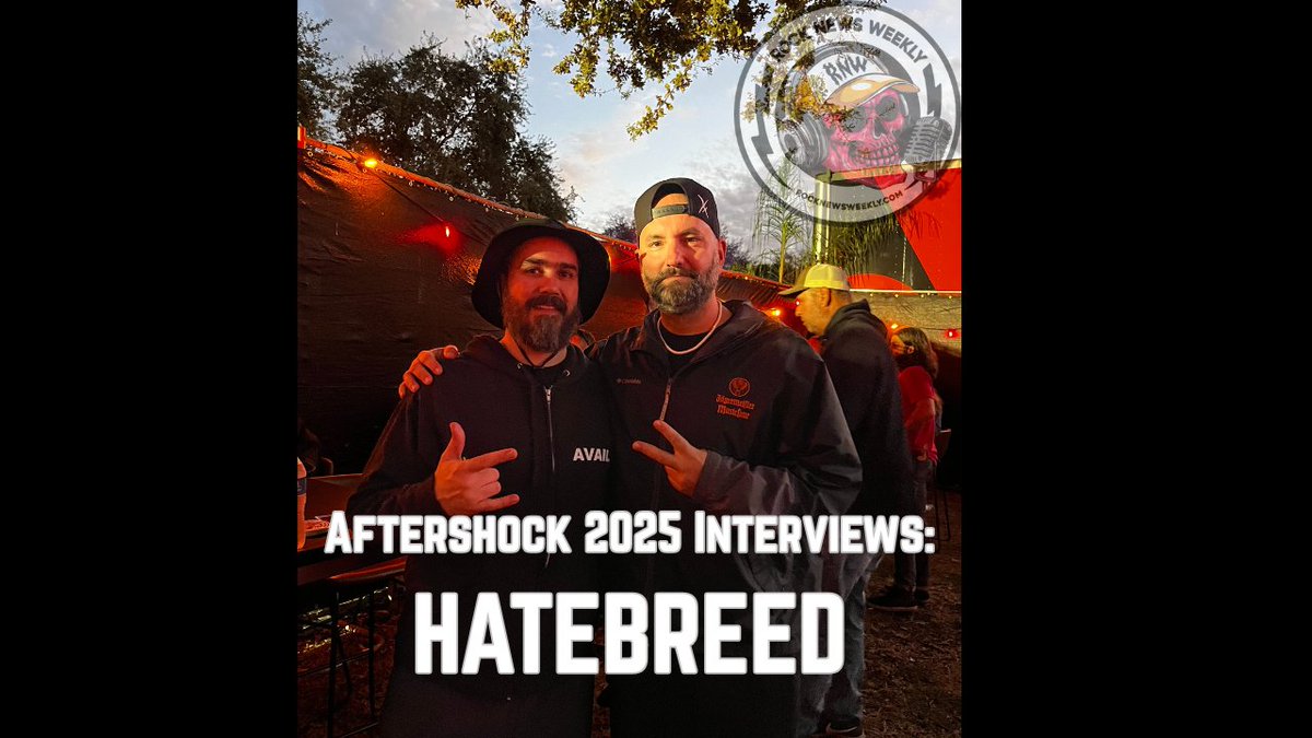 1057TheBearKBRE's tweet photo. Aftershock 2025 Interviews! - Day 1 - Hatebreed 
https://t.co/5O0tNCWuSg
@rocknewsweekly @hatebreed https://t.co/LWHNKbxNib