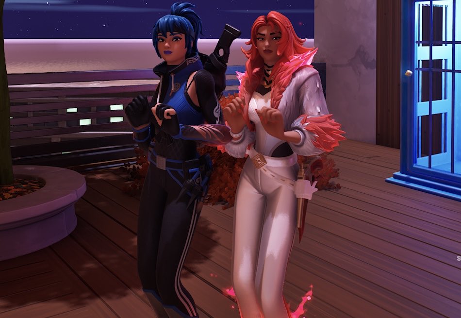 TikTokHope707's tweet photo. #Fortnite #Fortrgraphy: 💙HOPE💙 + 💙LYNX❤️ + ❤️VARERIA❤️ https://t.co/TDT8PeV9F4