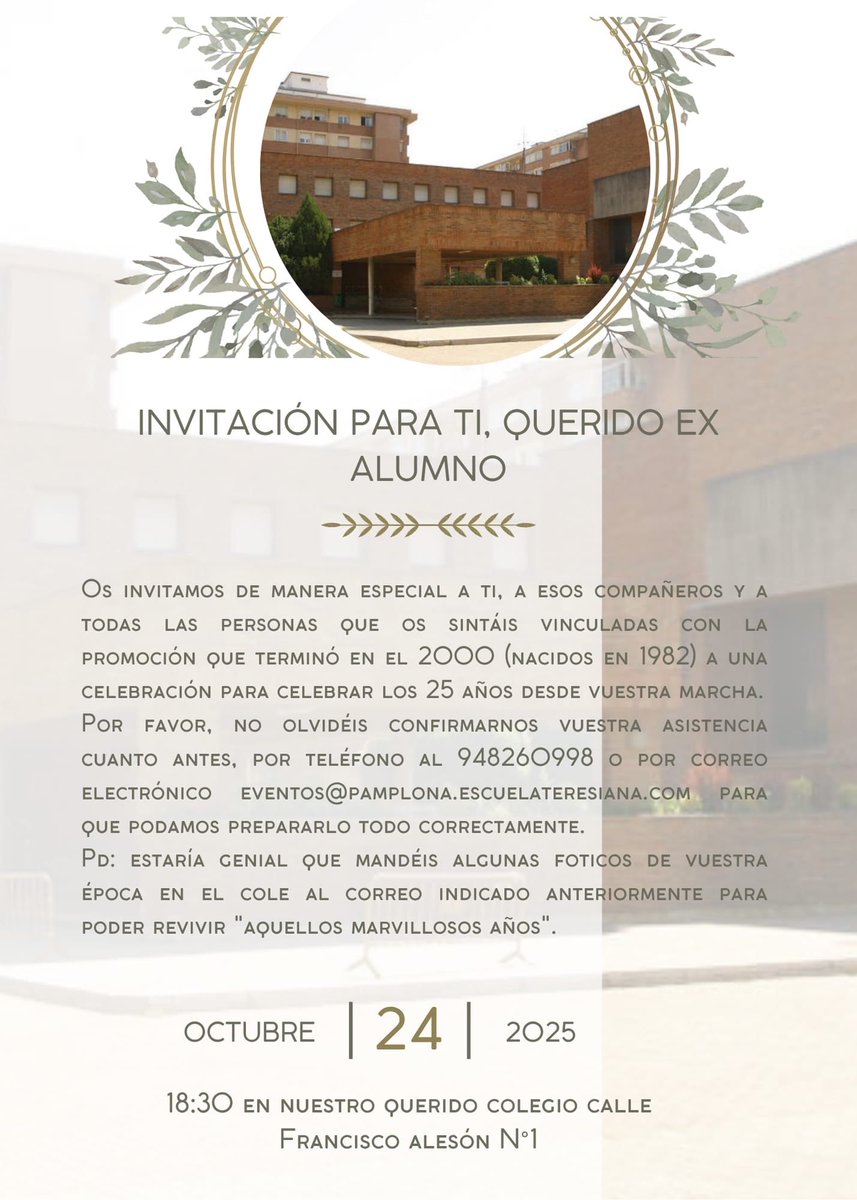 Colegio Santa Teresa-Teresianas Pamplona (@teresianaspampl) on Twitter photo 