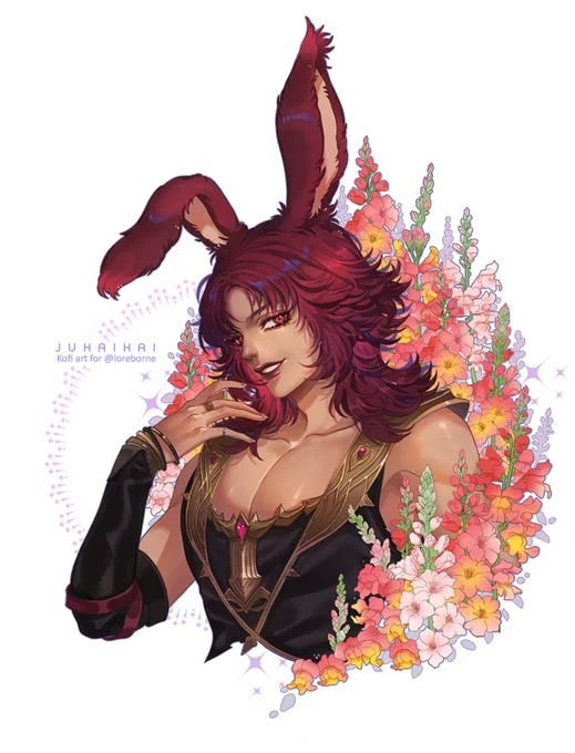 [C0MM] Kofi for @/loreborne with their beautiful bun boy, Tarasque! #commission #ffxiv