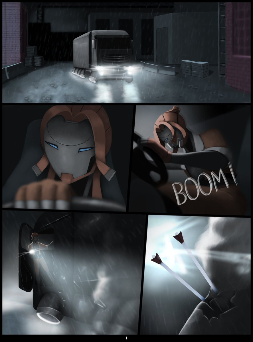 CodenamePotat0's tweet photo. Overwatch: The Huntress 
Page - 1

#Overwatch #Overwatch2fanart https://t.co/7fCherpY4c