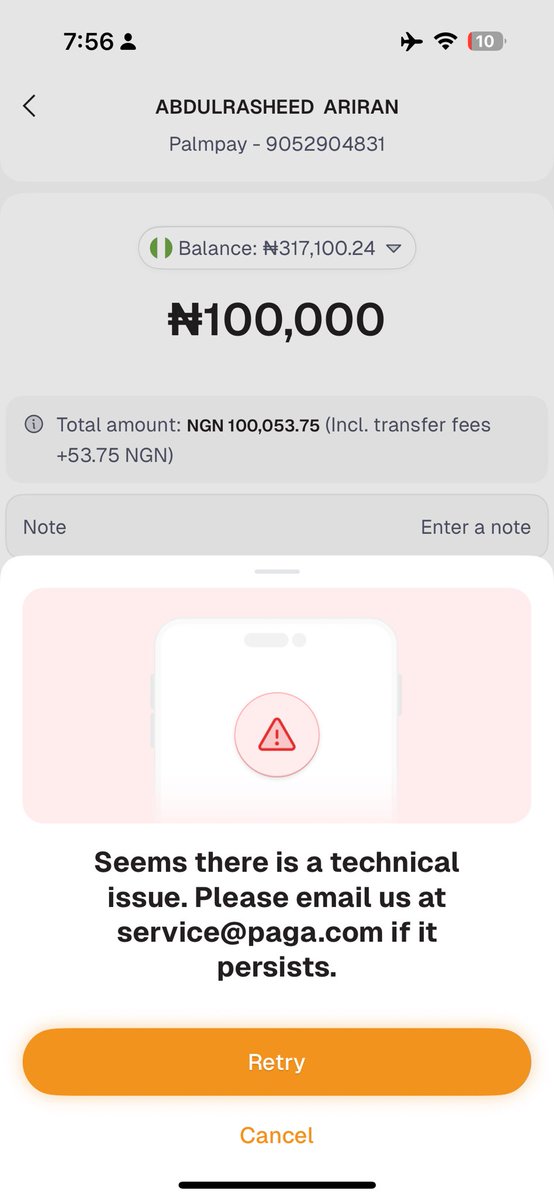 AYEARIWI2's tweet photo. @Adaobi72003834 @MyFCMB @fcmb_help Paga didn’t any me to perform any transaction on my account for couple of days now and it’s affecting me so bad, please you guys need to work on your System ASAP @paga @paga https://t.co/ljFtCbkY0i