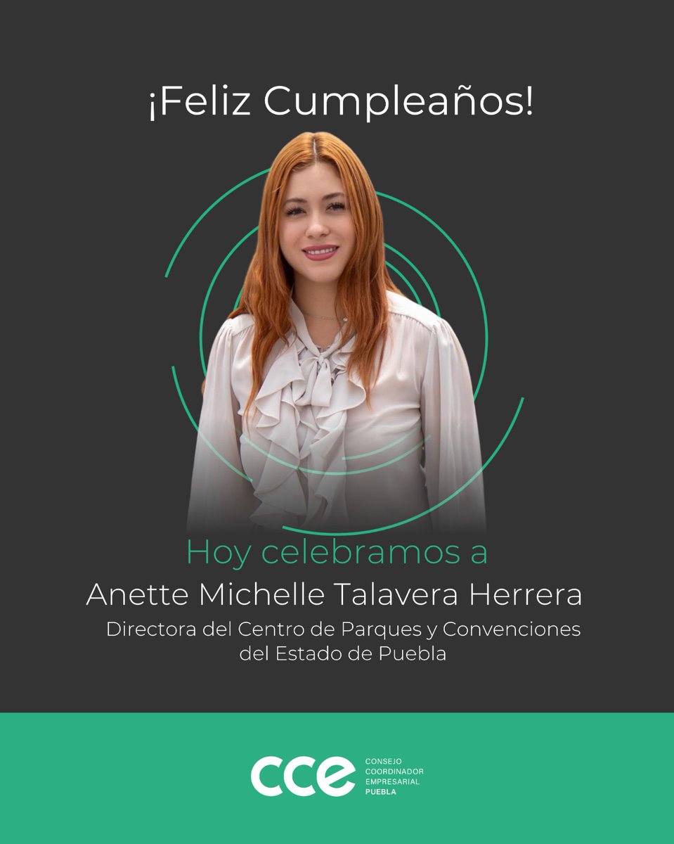 🎉 ¡Feliz cumpleaños, <a href="/michelletala08/">Michelle Talavera</a>!

Nos da mucho gusto celebrar contigo este día tan especial.

Te deseamos muchos éxitos, alegría y momentos inolvidables.

Con aprecio, CCE Puebla.