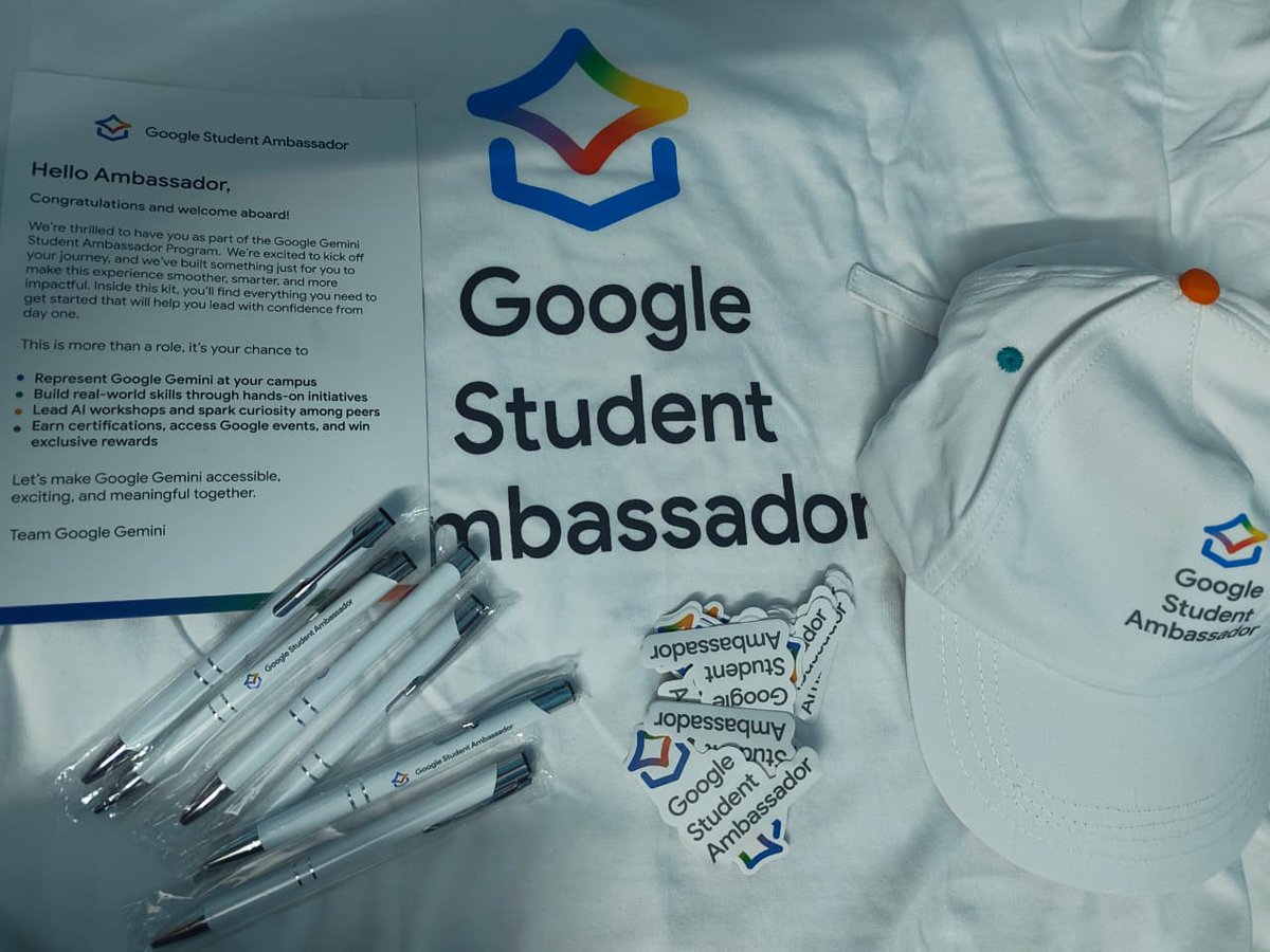 AkritiTrip07's tweet photo. Thrilled to share that Iβve been selected as a @Google ambassador!
π Received my exclusive kit too πβ¨
Excited to begin this amazing journey and create meaningful impact πͺπ
@GoogleIndia @ping_network @googledevs
#GoogleAmbassador #Google #TechJourney #ProudMoment https://t.co/C3iqI7ypQ0