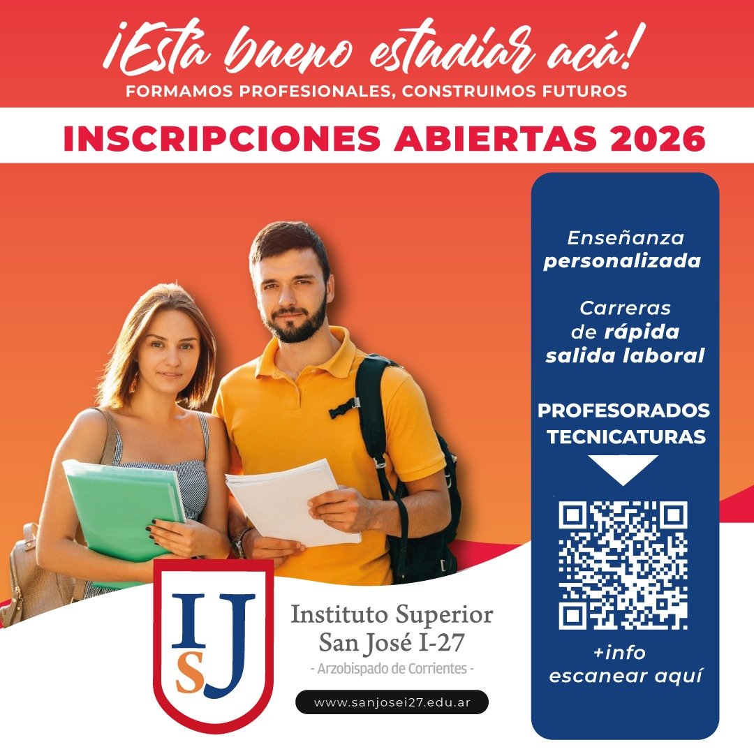 InstSanJose's tweet photo. 📷 Lo que estabas esperando, ¡llegó!
Abrimos las inscripciones para el Ciclo Lectivo 2026.📷📷
Si soñás con estudiar y proyectar tu futuro, este es tu lugar. 📷 Ingresá a nuestra web y registrate: https://t.co/wOleA8bZw5 https://t.co/kM44WxZWWa