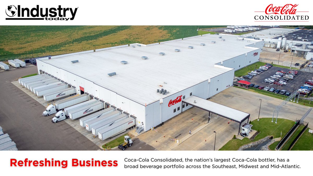Check out Coca-Cola Consolidated's feature in the latest issue of <a href="/Ind_today/">Industry Today Media</a>!🌟 

Our VP of Manufacturing, Steve Funderburke, and Joachim Rogers, VP/General Manager of the Central Market Unit, sat down to share insights into the innovations and legacy of Coca-Cola Consolidated.