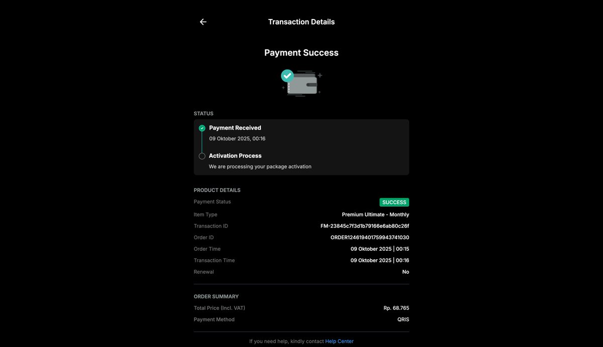rosidnet's tweet photo. @afcasiancup I've paid, but it's not activated and I can't watch. @visionplusid  is disappointing! https://t.co/U3KsvwUPFZ