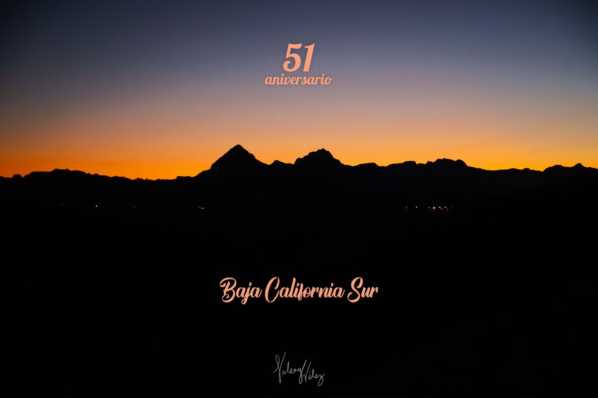 ¡Feliz cumpleaños, Baja California Sur! 🌞 

Eres un estado maravilloso. Debemos cuidarte y valorar todas las bellezas que generosamente nos regalas, para que nuestras futuras generaciones puedan seguir disfrutando libremente de estas tierras sudcalifornianas. 🥰 #BCS