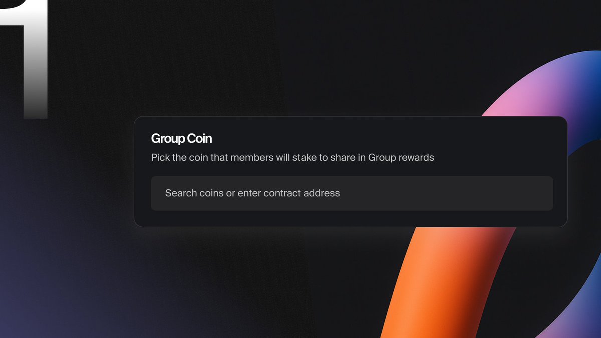 Flaunch Group Coin 选择界面