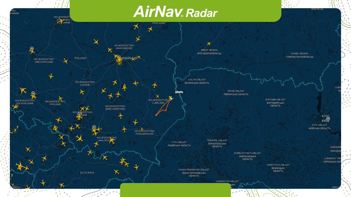 AirNavRadar's tweet image. 🚁Most Tracked Helicopter of the Day

Today’s spotlight goes to SPHPH, currently flying near the Polish–Ukrainian border.

Track it live → airnavradar.go.link/lvhxj

#AirNavRadar #FlightTracking #Aviation