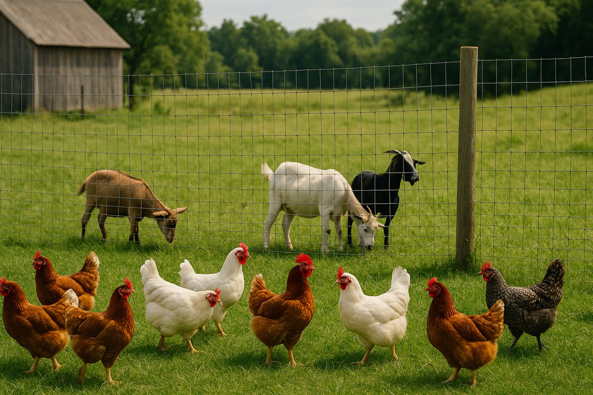 How to Fence #Chickens and #Goats Effectively #homestead  #homesteading heritageskillsusablog.com/fencing-for-ch…