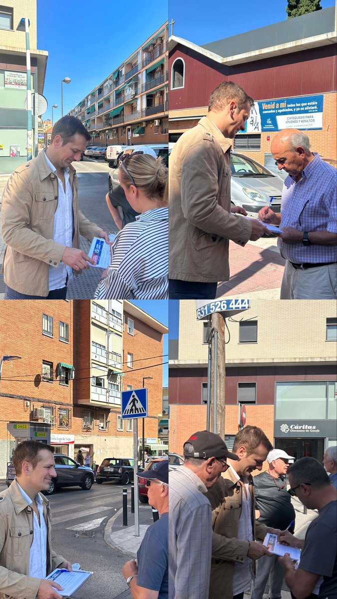 Ayer estuvimos en el barrio de La Alhóndiga recogiendo firmas contra la injusta tasa de basuras de la alcaldesa de Getafe, que supondrá hasta 200€ por hogar.

Y mañana, más calle. ¡Te esperamos en la plaza General Palacio!