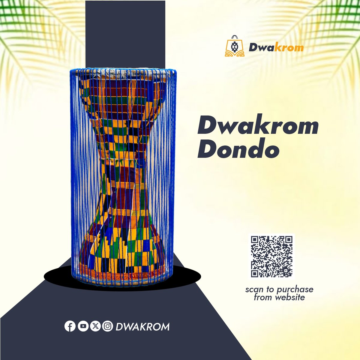 dwakrom's tweet image. 🥁 The drum that speaks.
The Dondo — handcrafted, rhythmic, and full of Ghanaian soul.
Own a piece of tradition today.

🛍️ dwakrom.com
📞 059 269 5521 

#Dwakrom #MadeInGhana #Dondo #AfricanDrum #CulturalHeritage