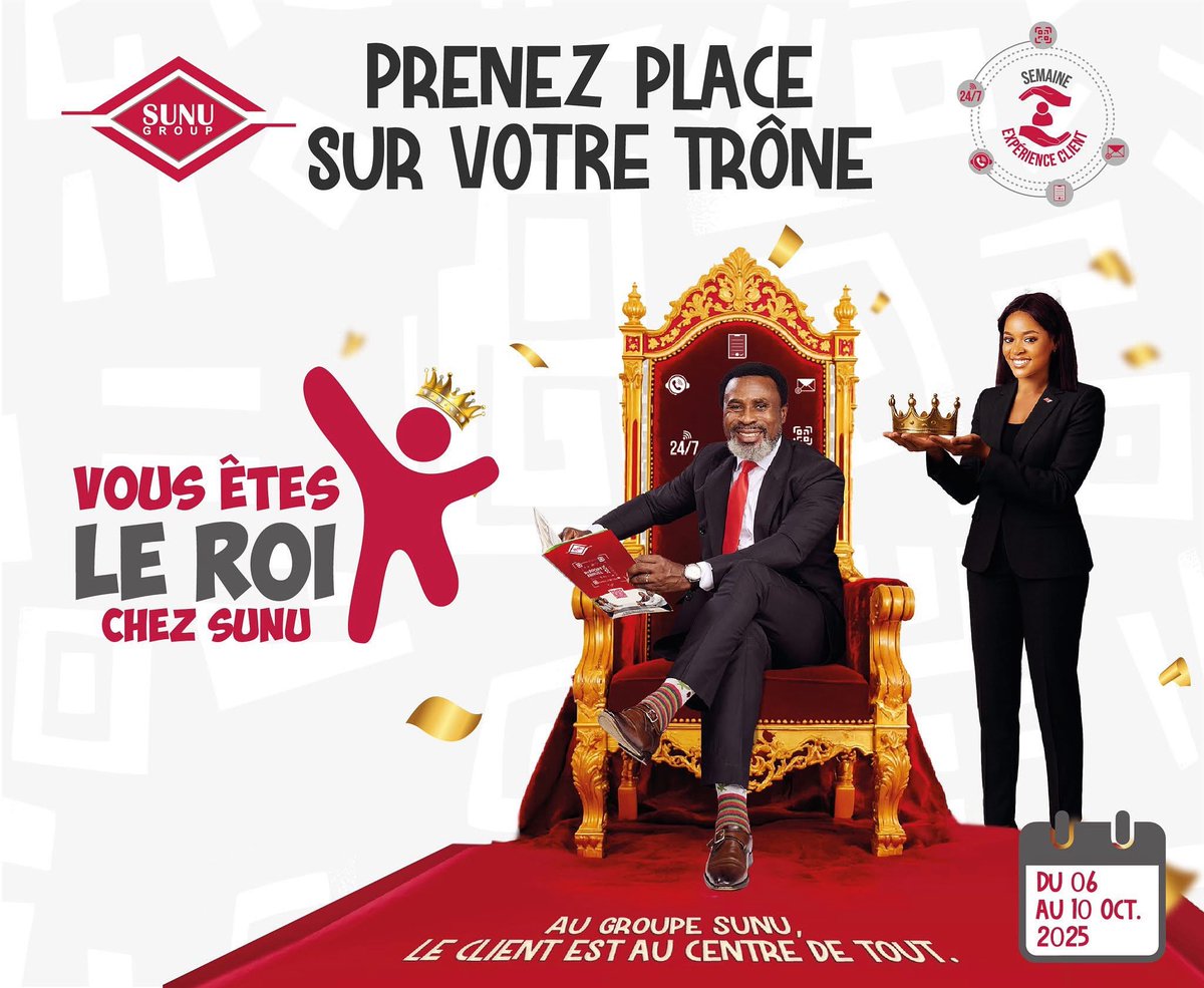 À l’occasion de la Semaine de l’Expérience Client 2025, le Groupe SUNU et sa filiale la BICIS réaffirment leur engagement à offrir des services fiables, rapides et personnalisés à chacun de leurs partenaires.