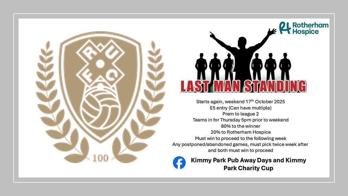 Our last man standing starts again next Friday, get in touch if you’d like a go.