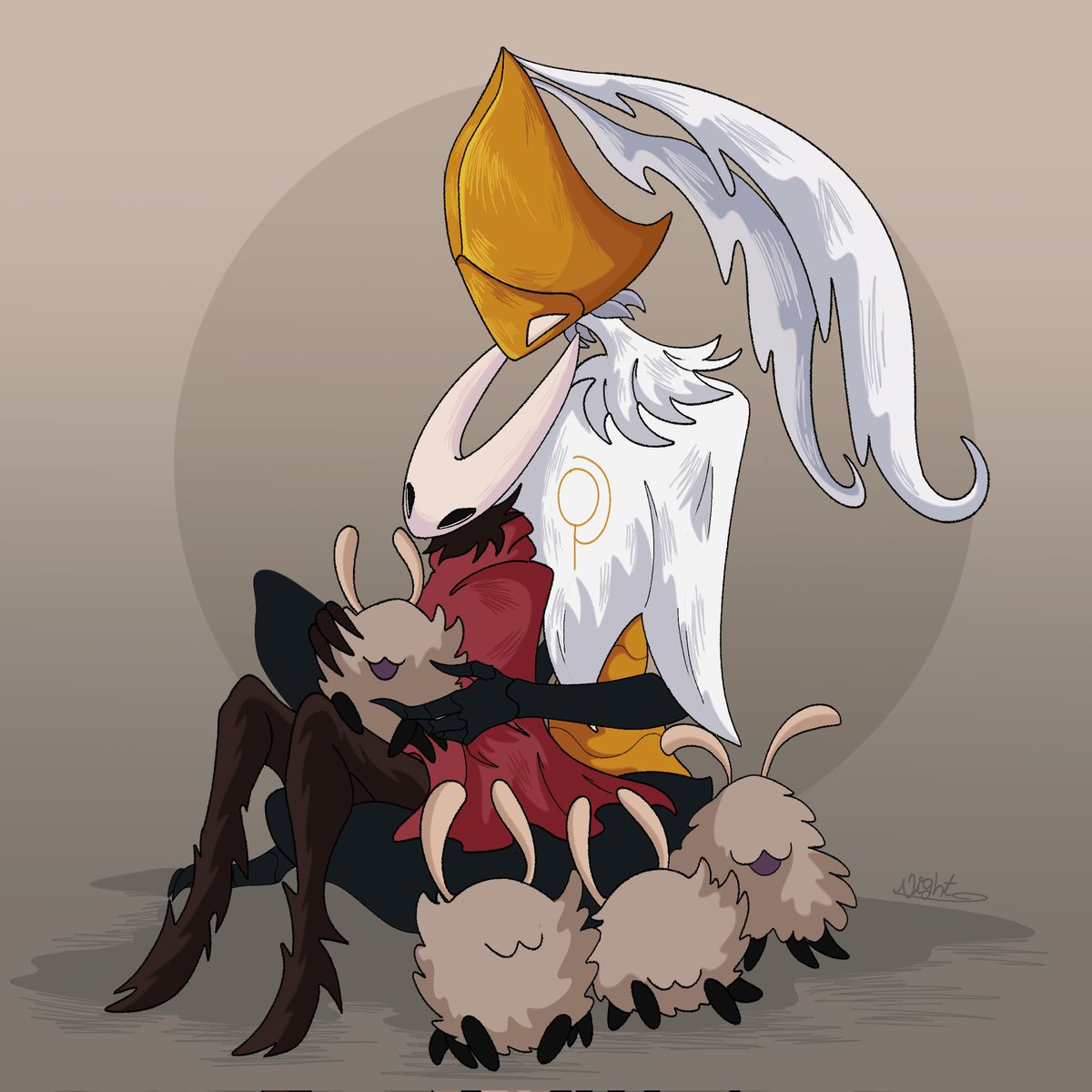 Fluffy things ♡
#hollowknight #hollowknightfanart #hollowknightart #silksong