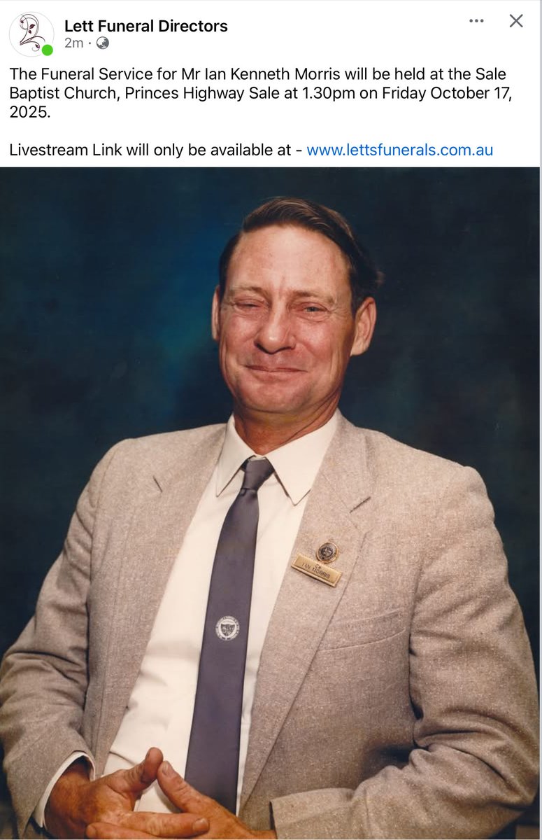 My Dad passed away on Monday