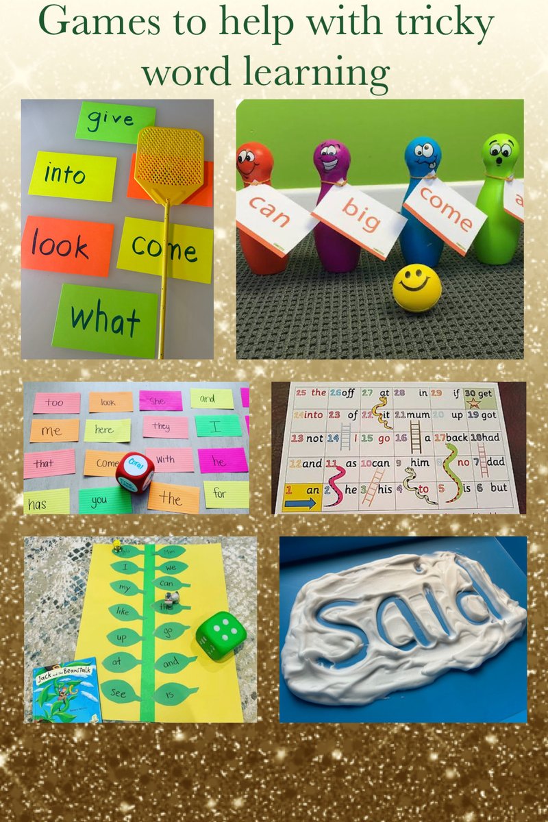 Some fun games to help
learn those tricky words 💕