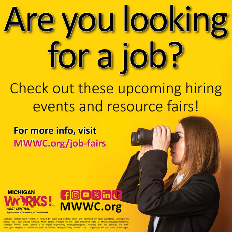Are you looking for work? Then check out these sweet upcoming job fairs in your area! Visit MWWC.org/Job-Fairs for more information.