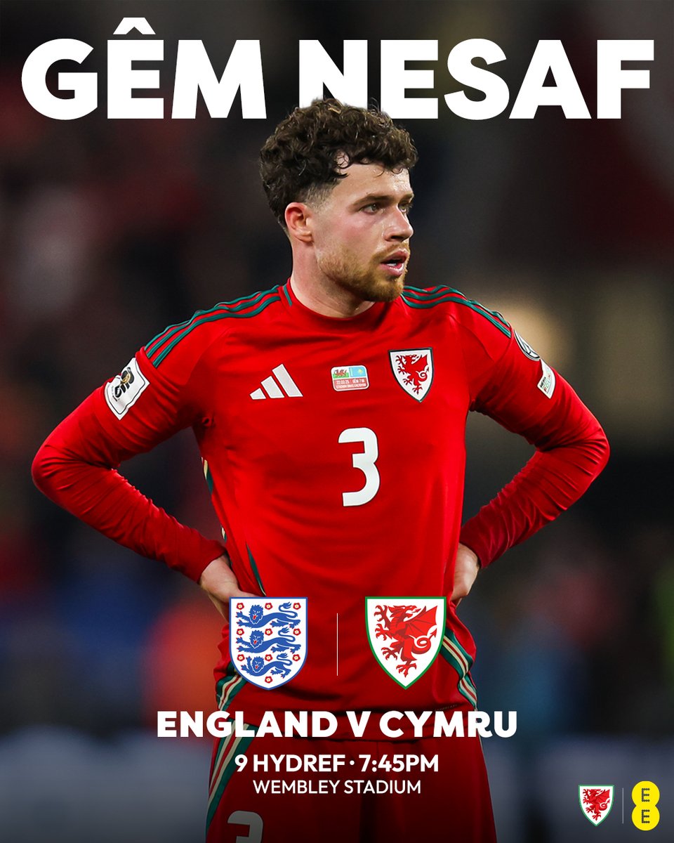 Cymru's tweet photo. Next up: 🏴󠁧󠁢󠁥󠁮󠁧󠁿🆚🏴󠁧󠁢󠁷󠁬󠁳󠁿 https://t.co/M8cSxlF3a3