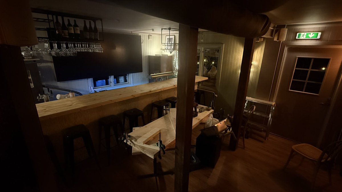 Börjar så sakteliga likna något. Vi öppnar Hedningen om exakt två veckor. 🤠