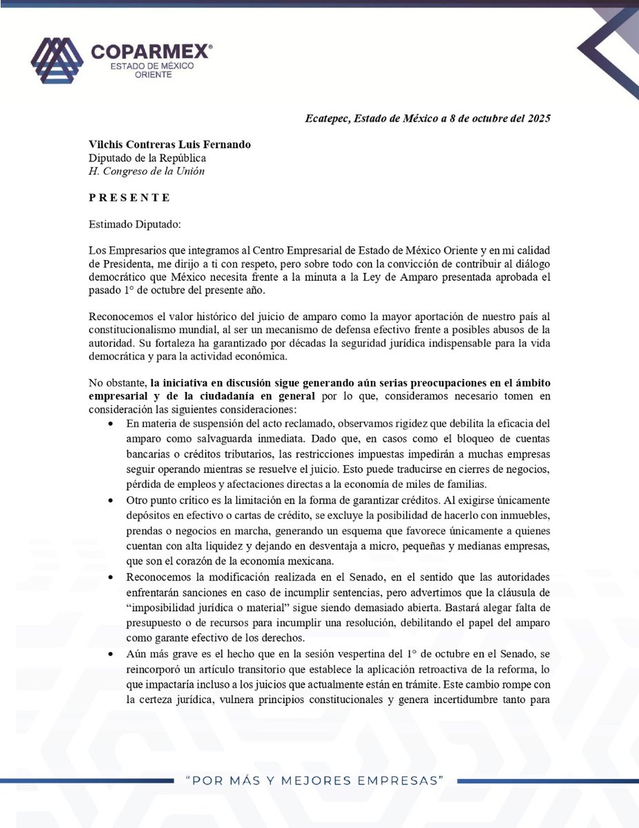 Coparmex Estado de México Oriente tweet media