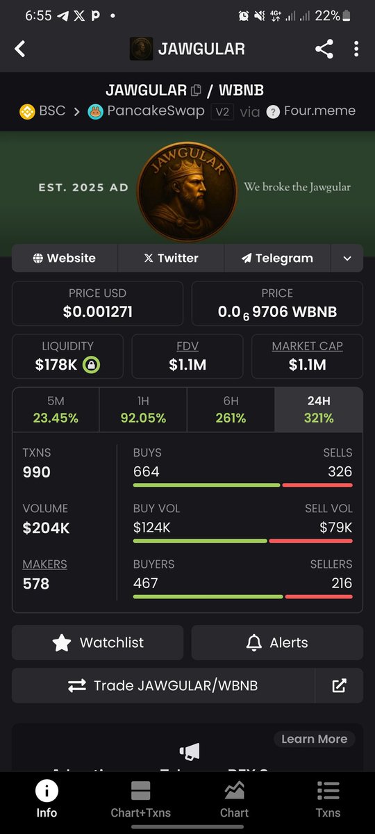 SirPraiseSignal's tweet photo. $Jawgular 🚀🚀🚀

CA: 0x73cD10B66c4EBC6eE77ADFcc4310C03D79a74444 https://t.co/4ZE5SnX4LY