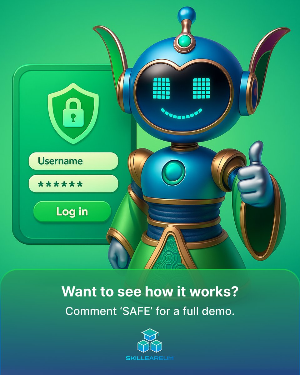 🧠 At Skilleareum.ai — Your Child’s Safety = Our #1 Priority 💚
Every click. Every lesson. Every interaction — protected by design.

🛡️ Strict Parental Controls
⏱️ Screen-time balance
📚 Curriculum-aligned learning
🚫 No ads. No public chats. Ever.

💬 Comment SAFE for a