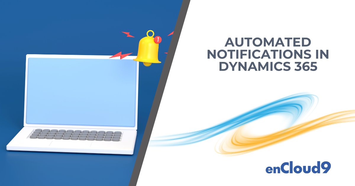 enCloud9's tweet image. Stay alert. Act fast. Automated notifications in Dynamics 365 keep your team one step ahead. #Dynamics365 #Automation
(Link to blog in first comment)
